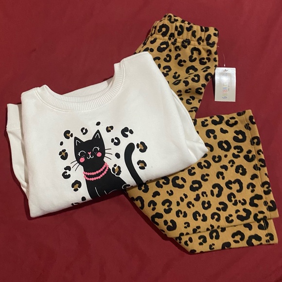Animal print cat outfit toddler girl - Picture 5 of 5
